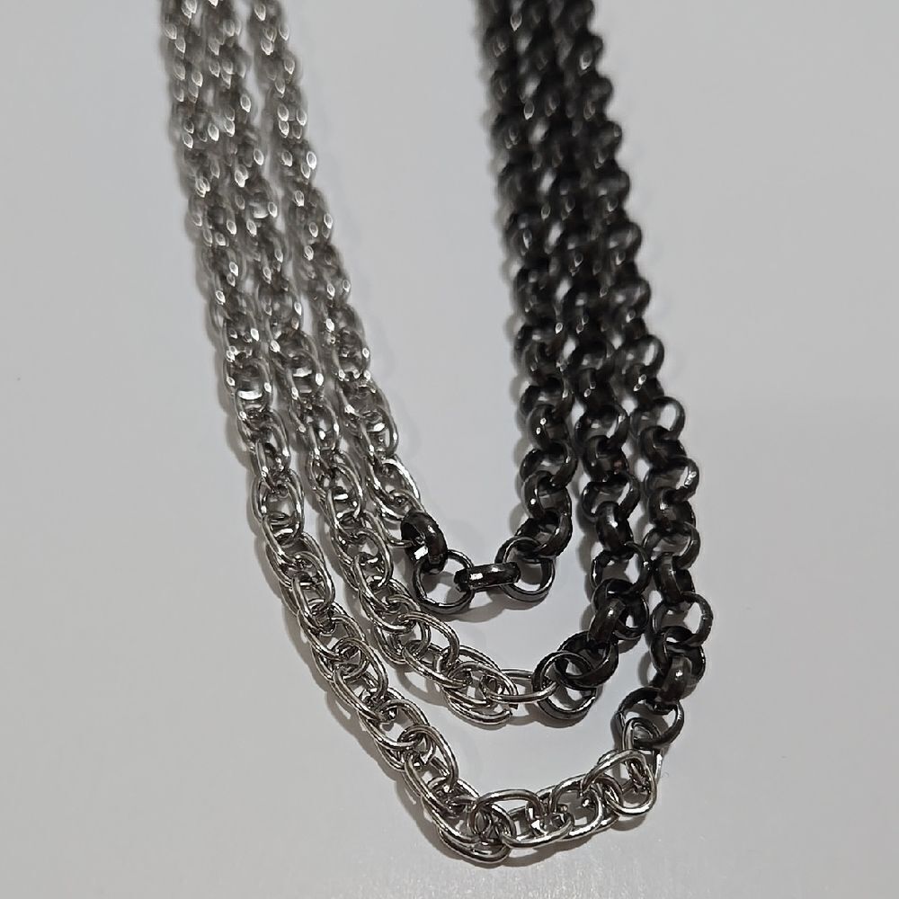Two-Tone Chain Necklace